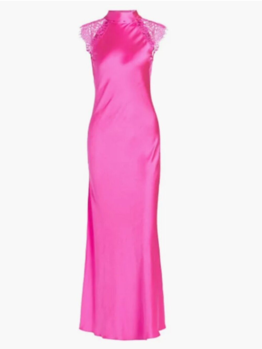 Brianna Lace & Satin Maxi Dress